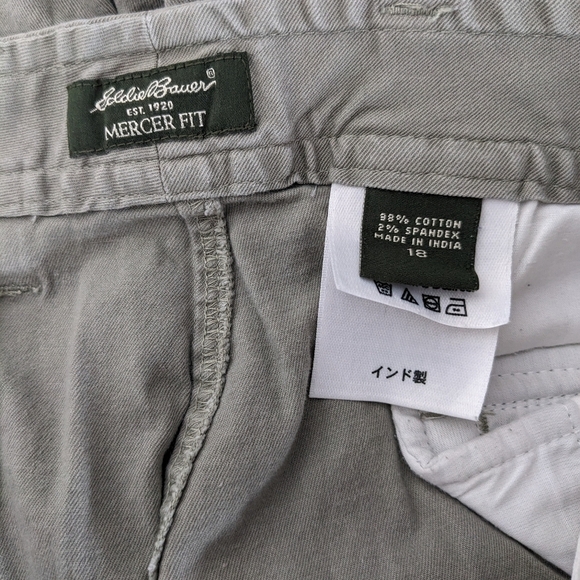 Eddie Bauer Mercer Fit Tan Pants 18 - Picture 4 of 6